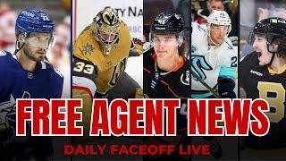 Latest Free Agent News : RFA's & UFA's | Daily Faceoff Live