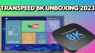 Transpeed 8K Ultra HD MX10 Android TV 13 SmartBox Unboxing and Preview 2023