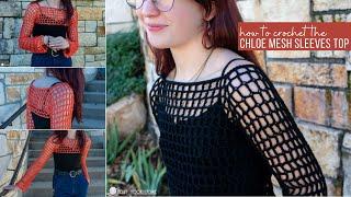 Chloe Mesh Sleeves Top (Free Pattern Companion Video)