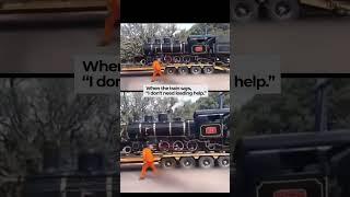 When the Train Delivers Itself – Old School Power Meets Modern Logistics!