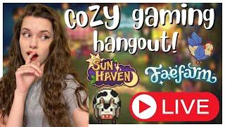 Let's Play Fae Farm & Sun Haven! | Cozy Gaming Livestream