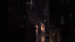 Chanting  at Iviron Monastery