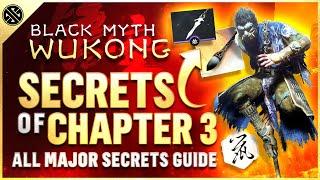 Black Myth Wukong - ALL Chapter 3 Secrets | Best Rewards, Loot & Secrets