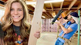 Basement Framing Has Begun! | Basement Reno Ep. 2