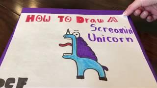 How To Draw...A Screaming Unicorn!