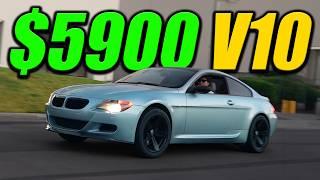 Building a 500HP V10 BMW for Under $7500 and Absolutely Ripping it!