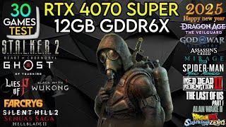 RTX 4070 Super In 2025 - Test In 30 Games - Powerful Flagship Gpu !