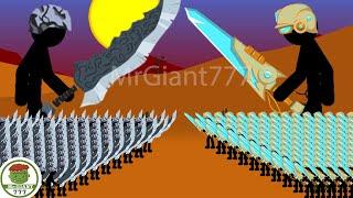 STICK FIGURE MERCENARY XENOPHON VS x9999 MERCENARY VOLTAIC HACK | Stick War Legacy Mod | MrGiant777