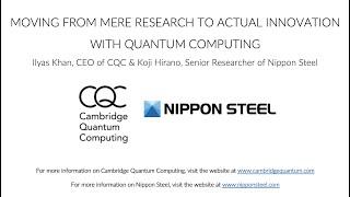 Moving from Mere Research to Actual Innovation with Quantum Computing