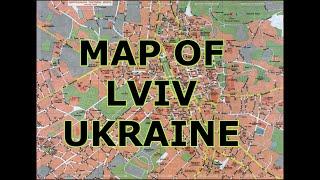 MAP OF LVIV UKRAINE