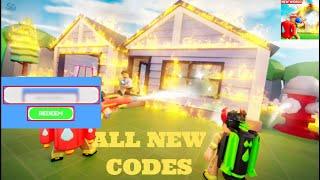 NEW CODES Firefighter Simulator  ROBLOX