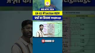 RRB NTPC 2024 GK GS | NTPC 2024 GK GS WEIGHTAGE | GK GS By VK Sir | NTPC 2024 MD CLASSES