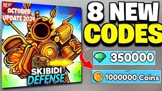 New SKIBIDI TOWER DEFENSE CODES 2024| OCTOBER UPDATE 100% WORKING CODES | ROBLOX CODES 2024