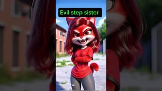 evil step sister #cute #cat #sadcat #kitty #kittycat #poorcat #aicat #aipictures #shorts