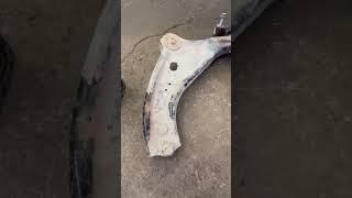 Lower control arm rearward bushing out with control arm 07 mini cooper s #mechaniclife #suspension