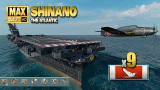 Aircraft Carrier Shinano playing against the time - World of Warships