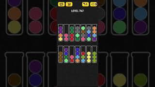 Ball Sort Puzzle   level 747 !!! Mobile Cell Phone Game Walkthrough Android / Apple