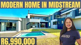 R6,990,000 Stunning 5 Bedroom Modern Home for Sale in Midstream Ridge