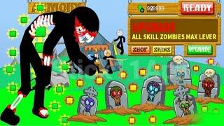 NEW UPDATE MAX BOSS ZOMBIE FULL HP 10000 VS ALL SKILL GRFFON BOSS | Stick11Apk