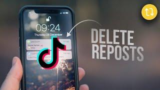 How to Delete Repost on Tiktok (tutorial)