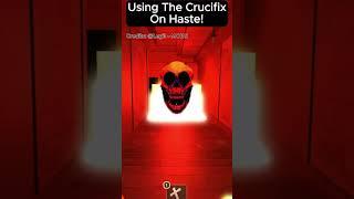Using The Crucifix On Haste In Roblox Doors! #thehunt2024 #doors #crucifix #haste