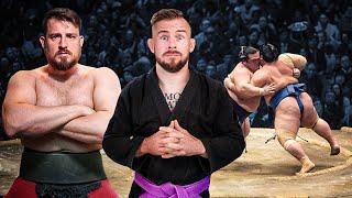 BJJ purple belt tries SUMO tournament with no training!