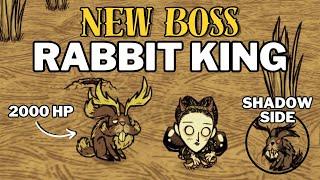 NEW DON'T STARVE BOSS!! RABBIT KING TRADER (Fight) - Don't Starve Together | BETA