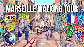 Marseille, France Walking Tour in 4K (2024)  | Multilingual Subtitles