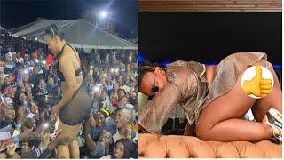 Watch: Zodwa Wabantu pantless South African dancer perform on stage and crowds touching her a…..s