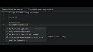 Run a Spring Boot app in IntelliJ