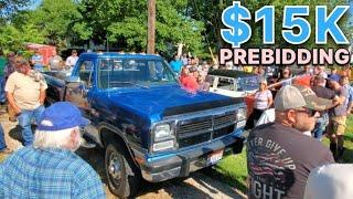 RECORD Price?! Original 1991 Dodge RAM Turbo Cummins Farm Truck Sold at OHIO Auction. $$