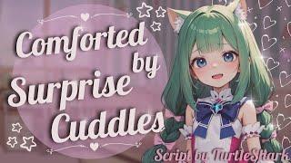 Comforted by Surprise Cuddles [ASMR] [Roleplay] [Comfort] (F4A)