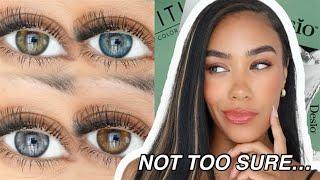 DESIO Made The Most Natural Contacts?? Timeless Collection Review  Color Contacts For Dark Eyes