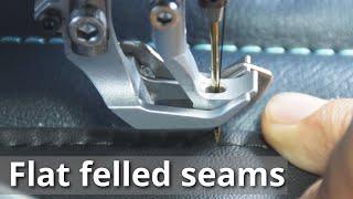 Oversewing/flat felled seams - Car Upholstery Basics