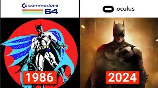 Evolution of Batman Games (1986-2024)