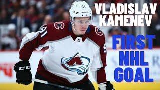 Vladislav Kamenev #91 (Colorado Avalanche) first NHL goal Nov 1, 2018