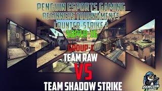 Penguin CS 2 Tournament Super-16 Group-C Team Shadow Strike vs Team RAW (2024)