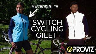 SWITCH Cycling Gilet by Proviz Sports | REVERSIBLE Cycling Gilet | Perfect For Winter Cycle Commute