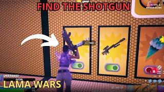 Secret Lama Wars MAP UNC FORTNITE CREATIVE - How to find the shotgun SPAS Lama Wars Vault Keycard