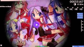 [osu!] Lucky Star Cast - Nande Dattakke Idol? | Easy GR (FL NC HR HD)