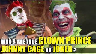 Who’s the True Clown Prince - Joker or Johnny Cage? ( Intro Dialogues ) MK 11 vs Injustice 2