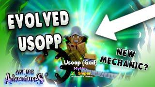 [Showcase] EVOLVED MAX LEVEL GOD USOPP HAS A NEW UNIQUE MECHANIC [‍️UPD 13] Anime Adventures