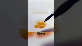How To Paint Using Wash Stamps In Procreate #shorts #procreate #painting