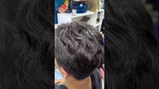 Мужская стрижка  с лёгкой биозавивкой ‍ Смотри до конца men hair perm short #shots