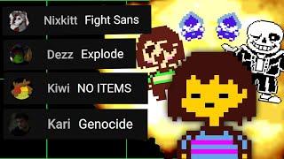 Undertale, but YouTube Chat Destroys The Game...