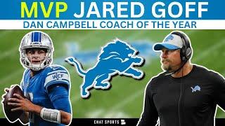 Jared Goff MVP! Dan Campbell Coach Of The Year & I LOVE LIONS FOOTBALL!