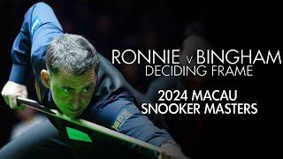 Ronnie O'Sullivan vs Stuart Bingham – Thrilling Final Frame! Macau Snooker Masters 2024