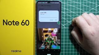 Realme Note 60: How to Enable Lock SIM