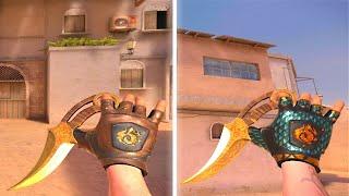 STANDOFF 2 | Gloves "Dragon Scale"/Tan Hide + Fang "Aureate" Combo 