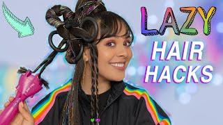 DIY Hair Hacks Every LAZY PERSON Should Know! Quick & Easy Hairstyles for School!